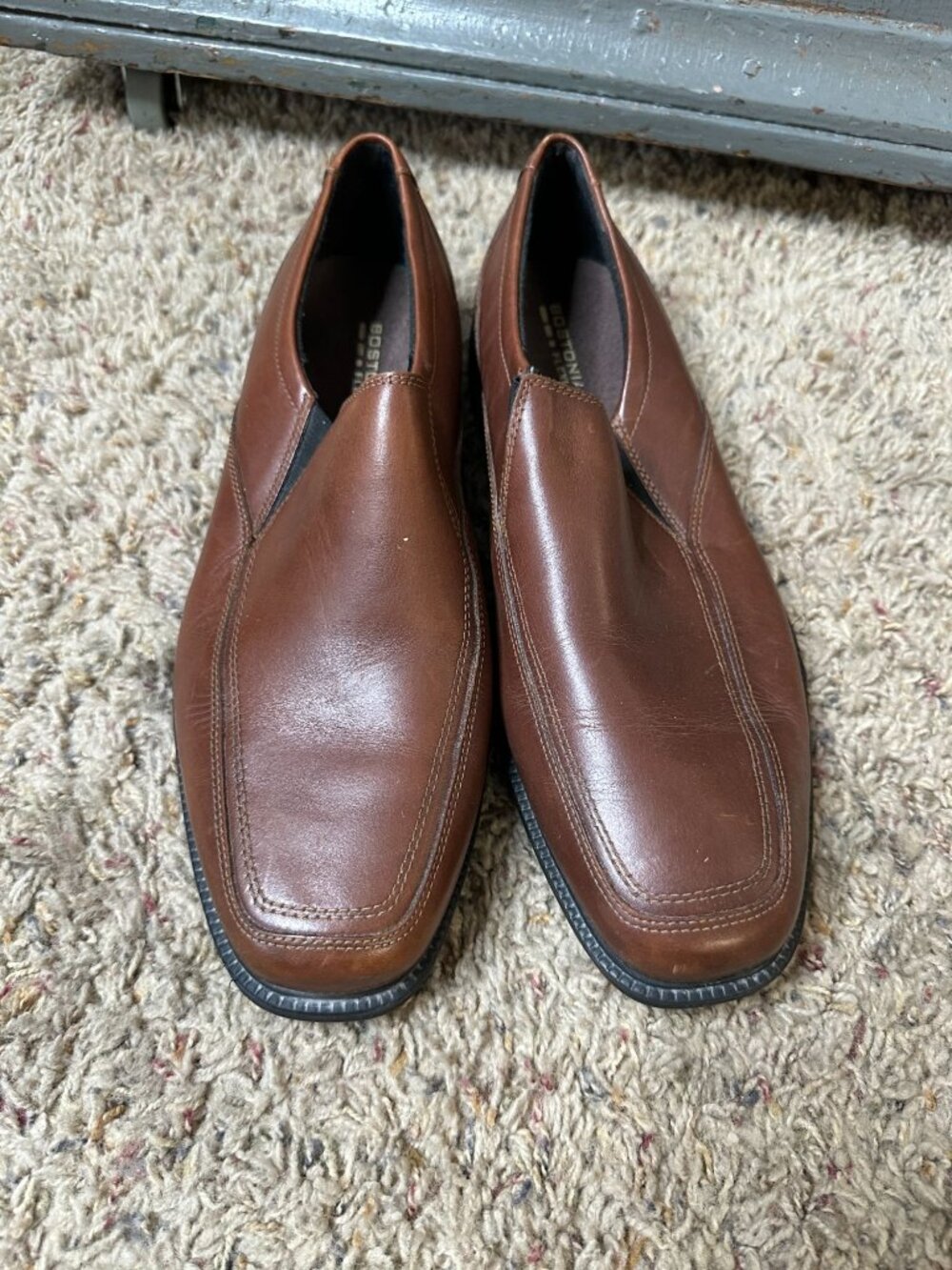 Bostonian Flexlite Mens Brown Slip-On Loafers Size 10.5 Comfortable Casual Shoes
